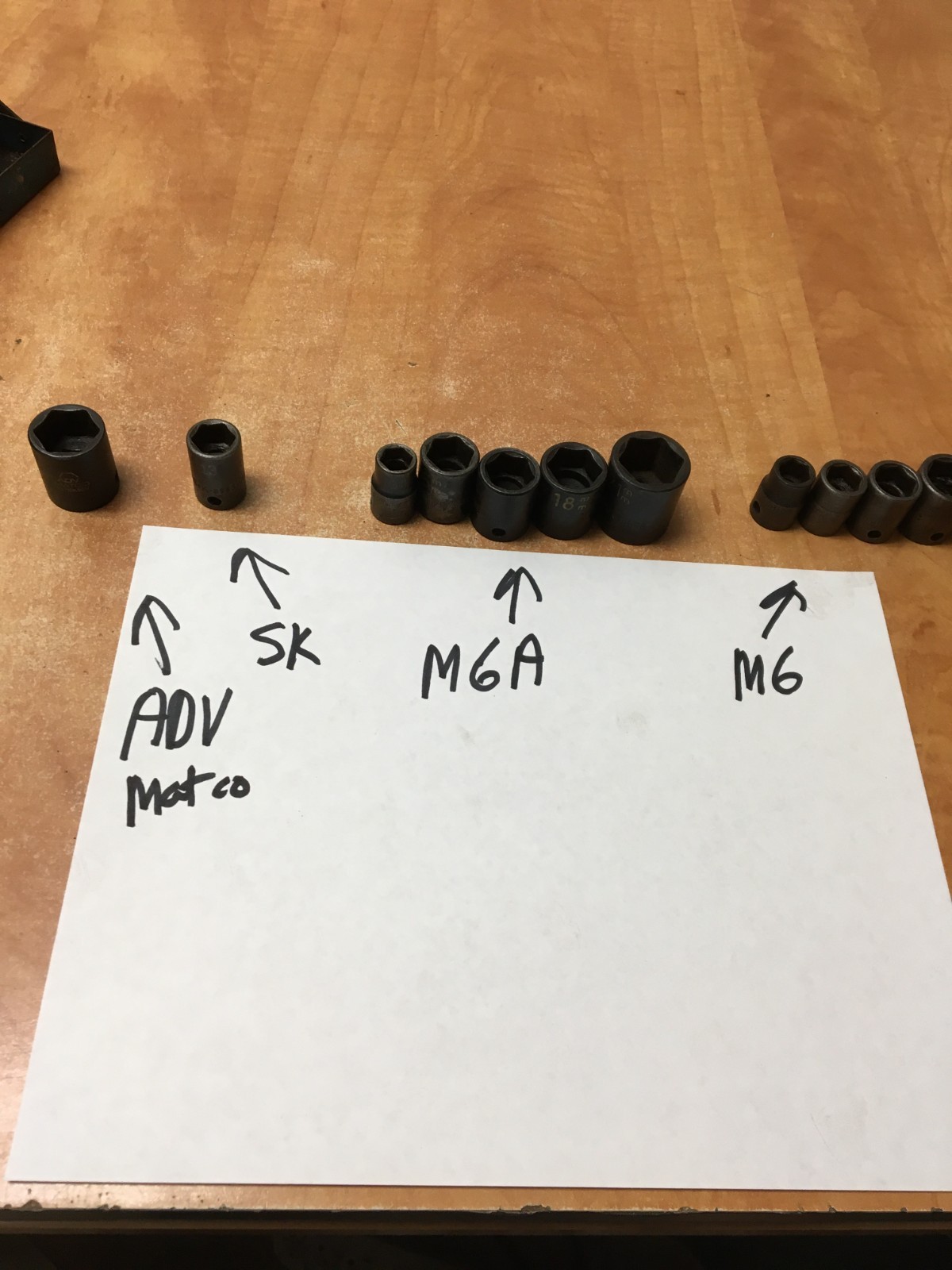 MATCO 13pc 3/8″ Drive Metric Impact Socket Set 10-22MM BP10M6A to BP22M6 w/tray
