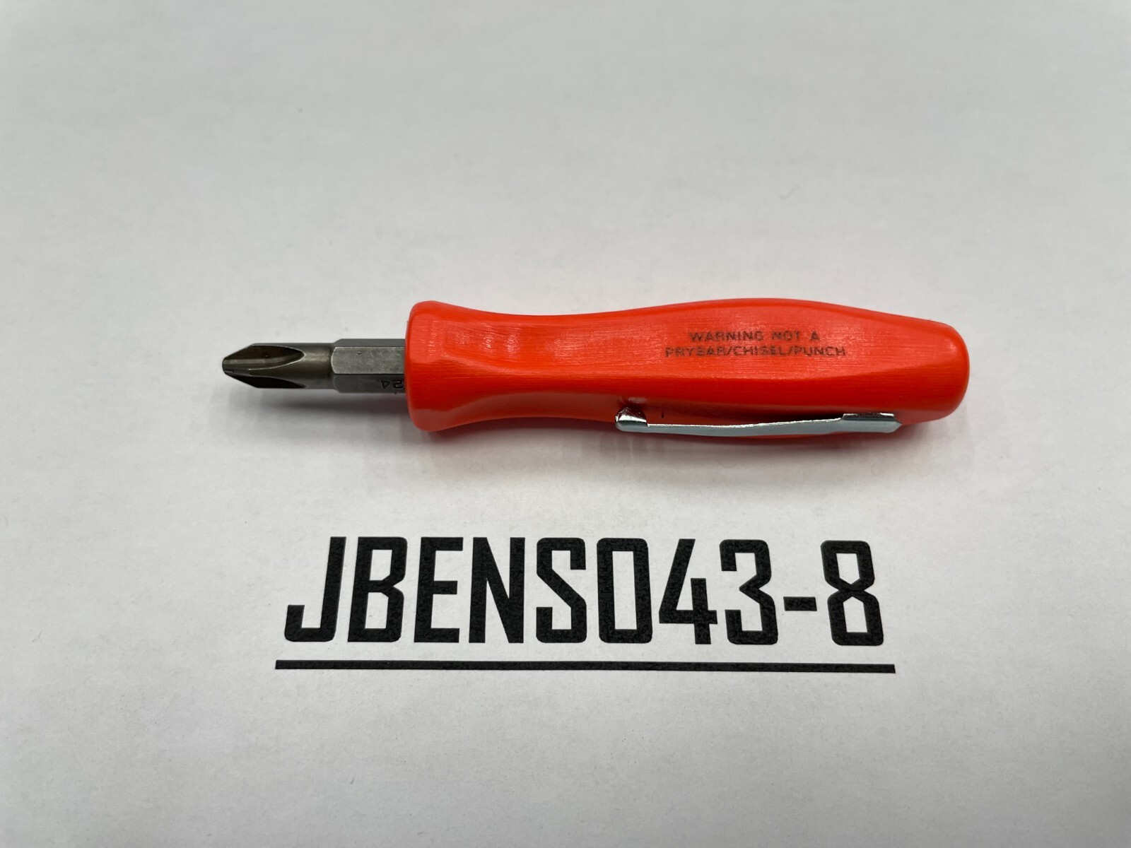 Snap-on Tools USA NEW ORANGE Reversible Magnetic Bit Pocket Screwdriver SDDDM1AO