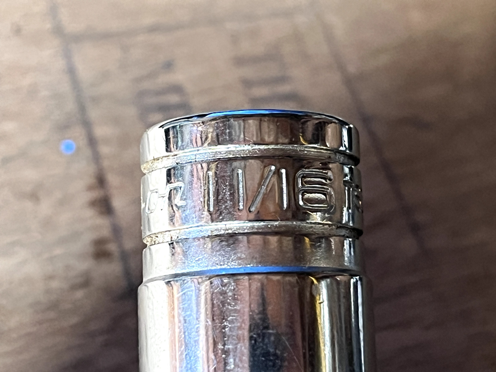 Snap-on Tools USA TS221 11/16″ 1/2” Drive SAE 6 Point Deep Well Chrome Socket