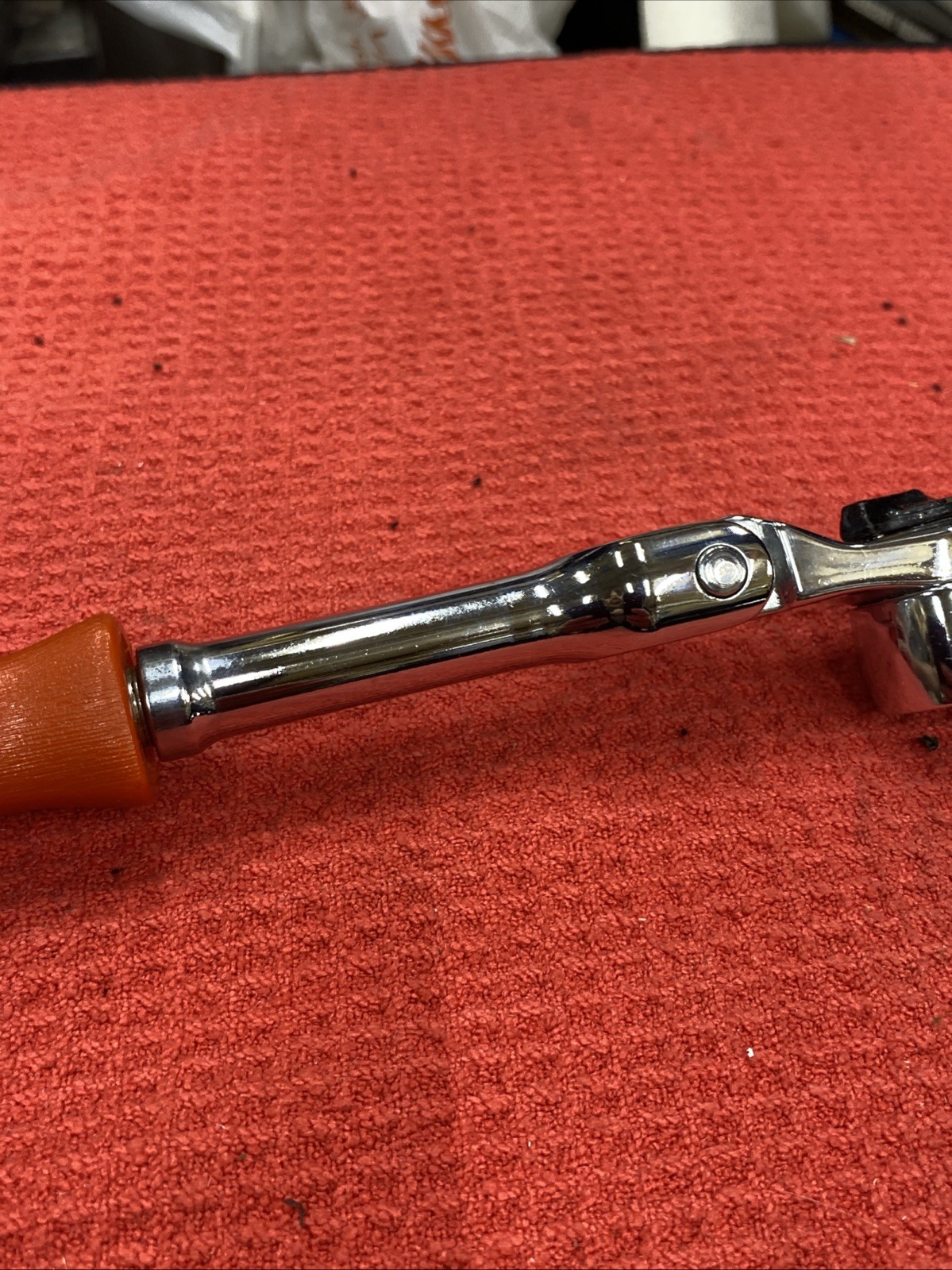 PROTO Tools USA 5267FL (Rare) Indexing Locking Flex Head Red Ratchet, 3/8” Drive