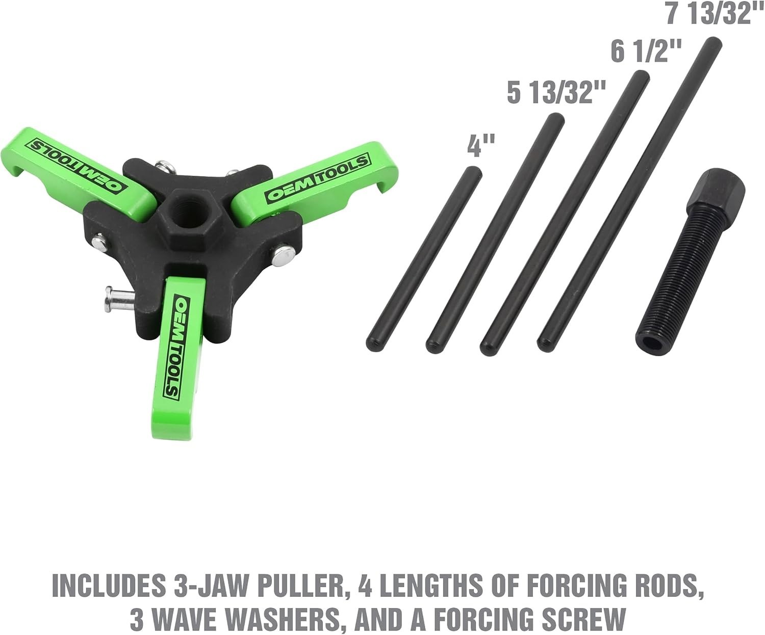 Efficient Harmonic Balancer Puller Kit – Compact Hand-Powered Tool for Mechanics