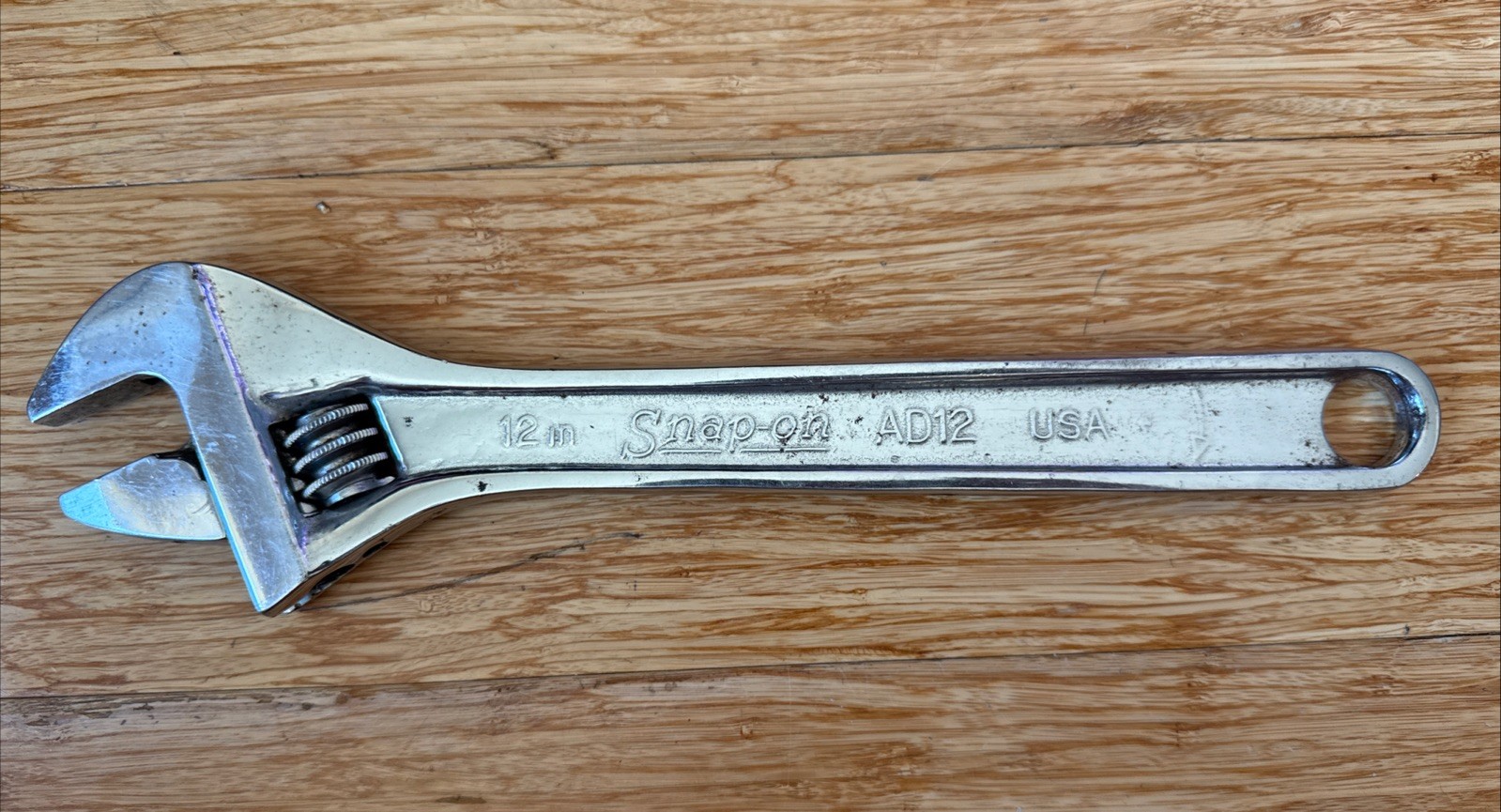 Snap-On- AD12 Adjustable Wrench – 12in. – 300mm.-U.S.A.-Very nice