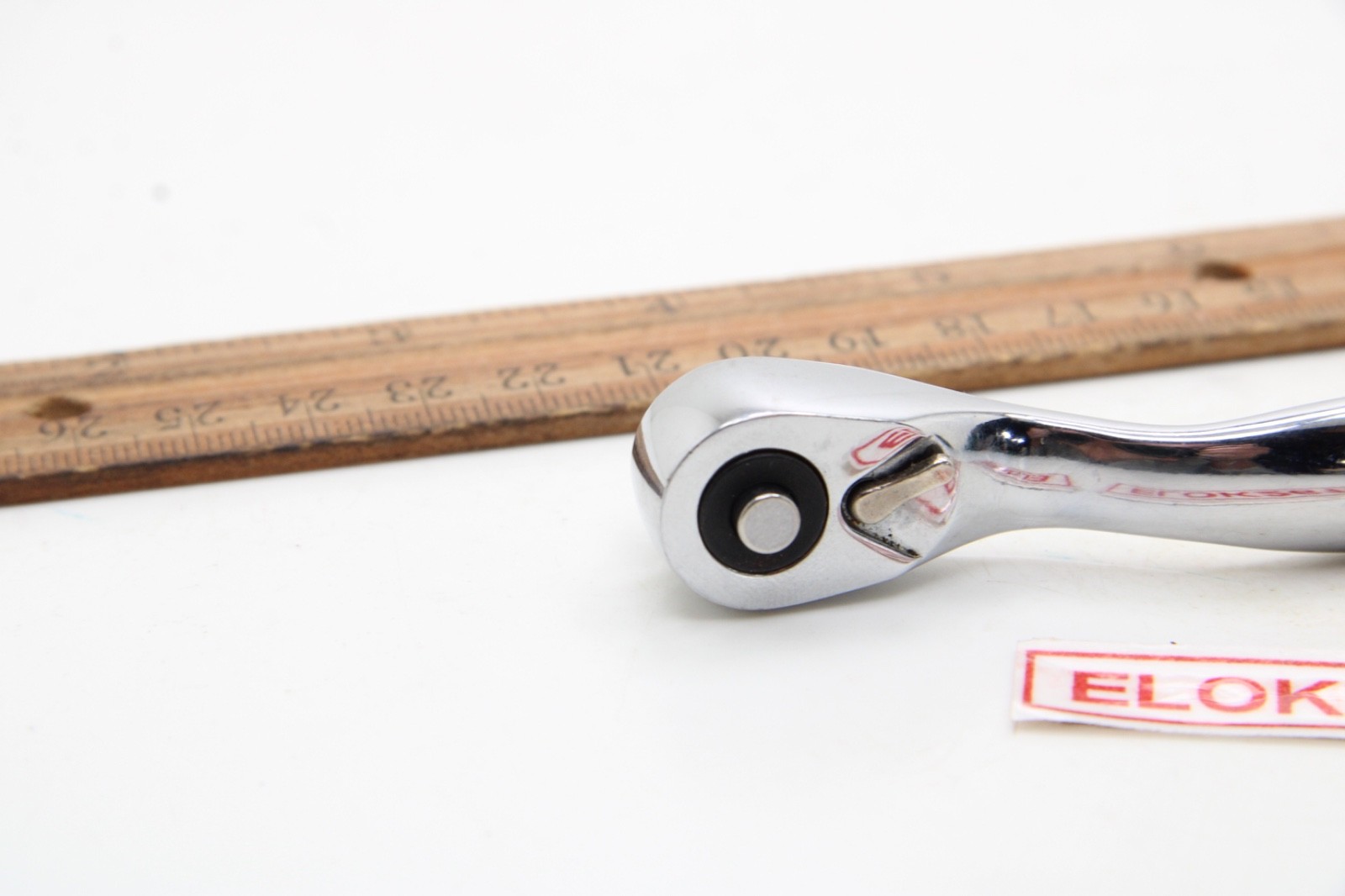 Titan Tools 1/4″ Drive Chrome Quick Release Offset Micro Ratchet