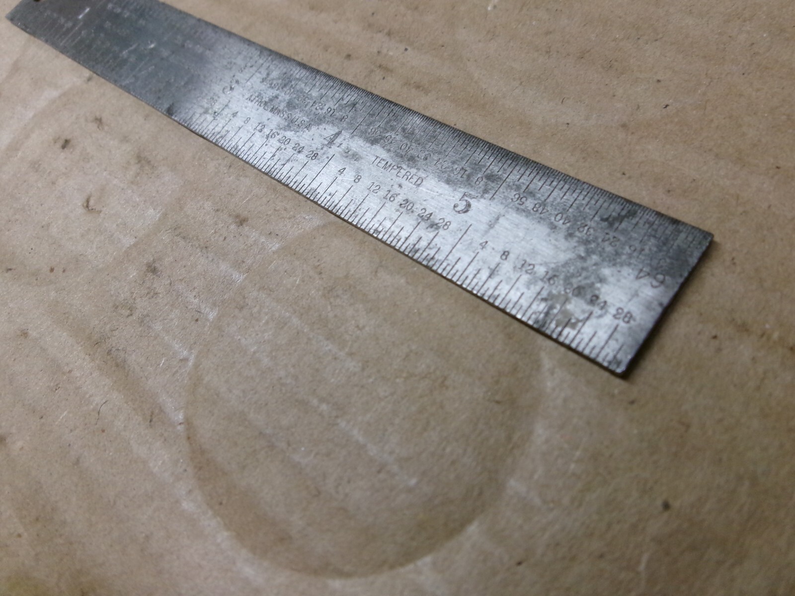THE L.S. Starrett Co. 6″ No. C604R TEMPERED, ATHOL MASS. USA