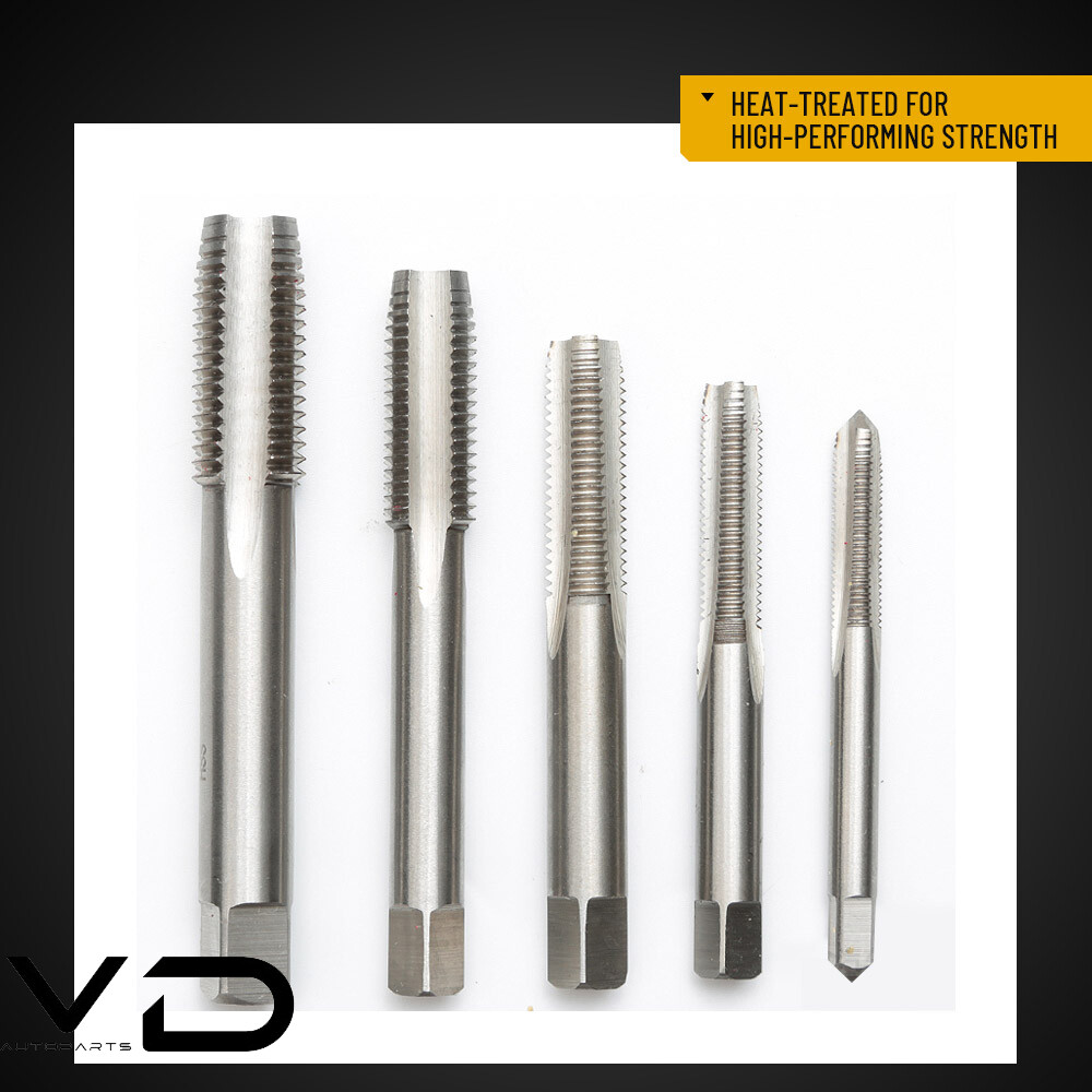 131Pcs Metric M5 M6 M8 M10 M12 Thread Repair Kit Drill Helicoil Repair Kit SAE