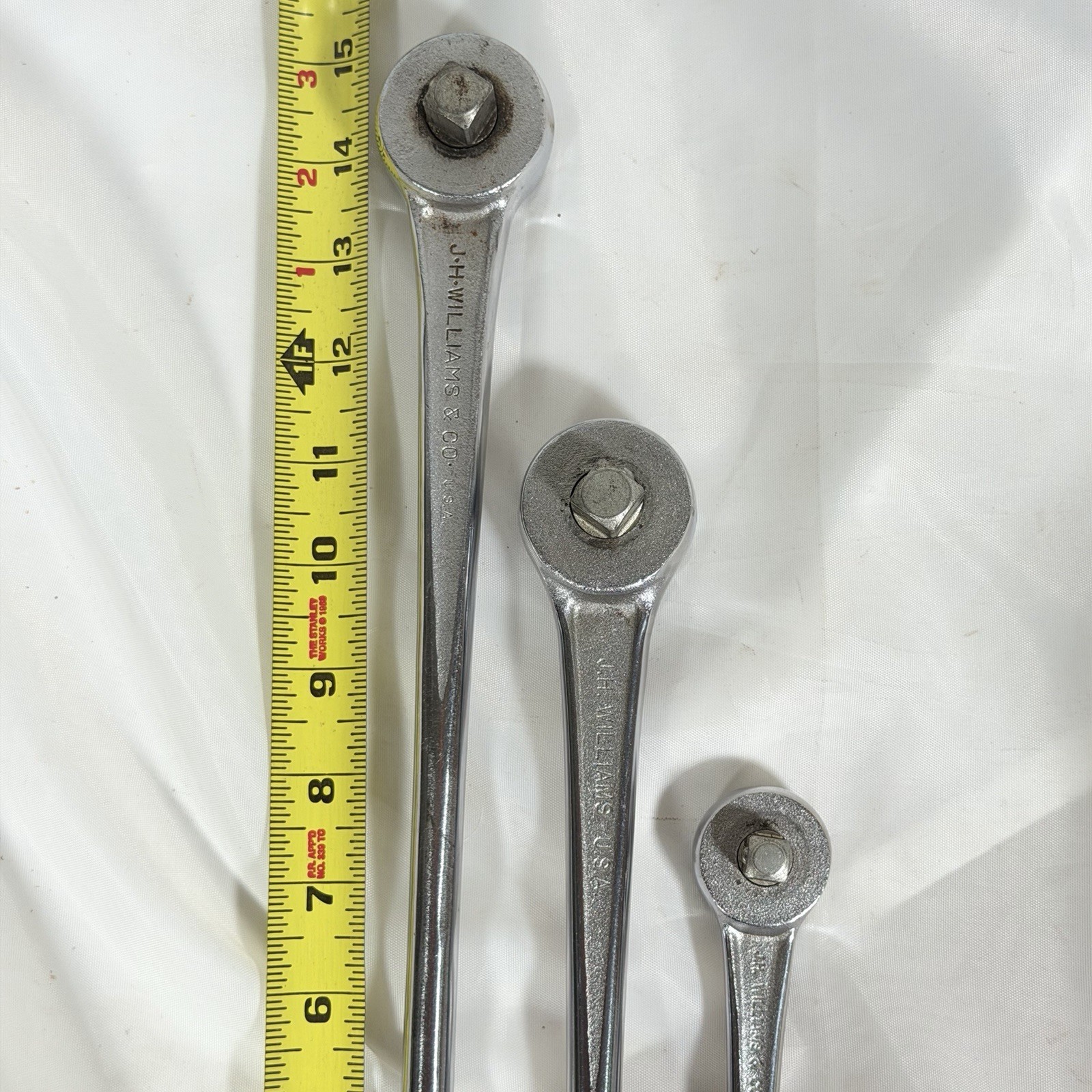 J.H. Williams S-53, S-52 & B-52 Super Ratchet 1/2″ Drive 15″ Long USA Lot