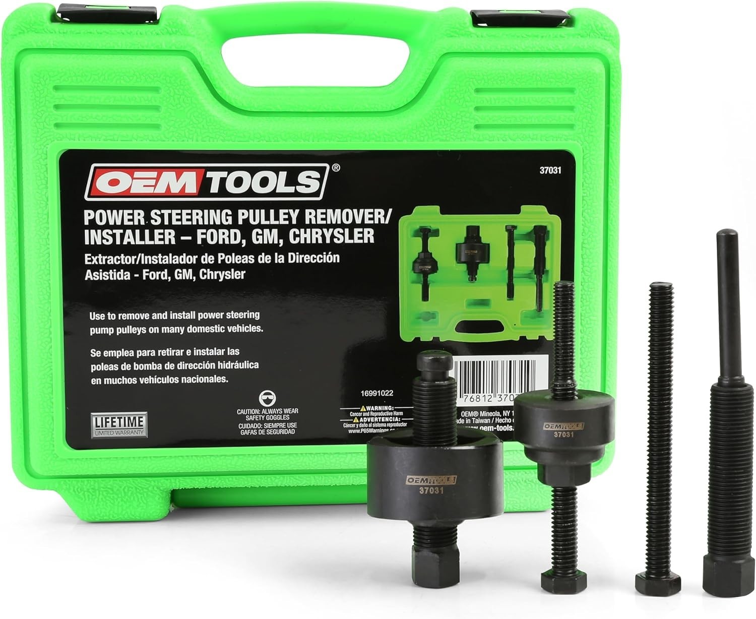 Effortless Power Steering Pulley Installer for Ford, GM, & Chrysler – 1-3/8″ Hub
