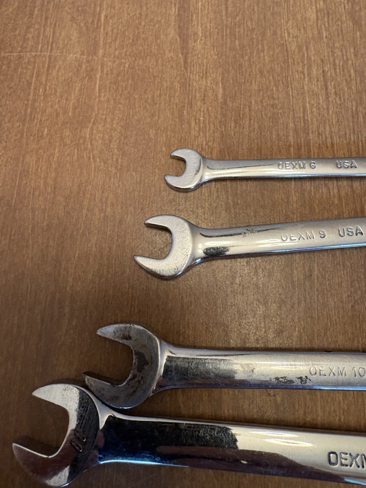 7pc. Snap On Metric 12pt. Combination Wrench Set OEXM 6,9,10,11,12,14,17MM