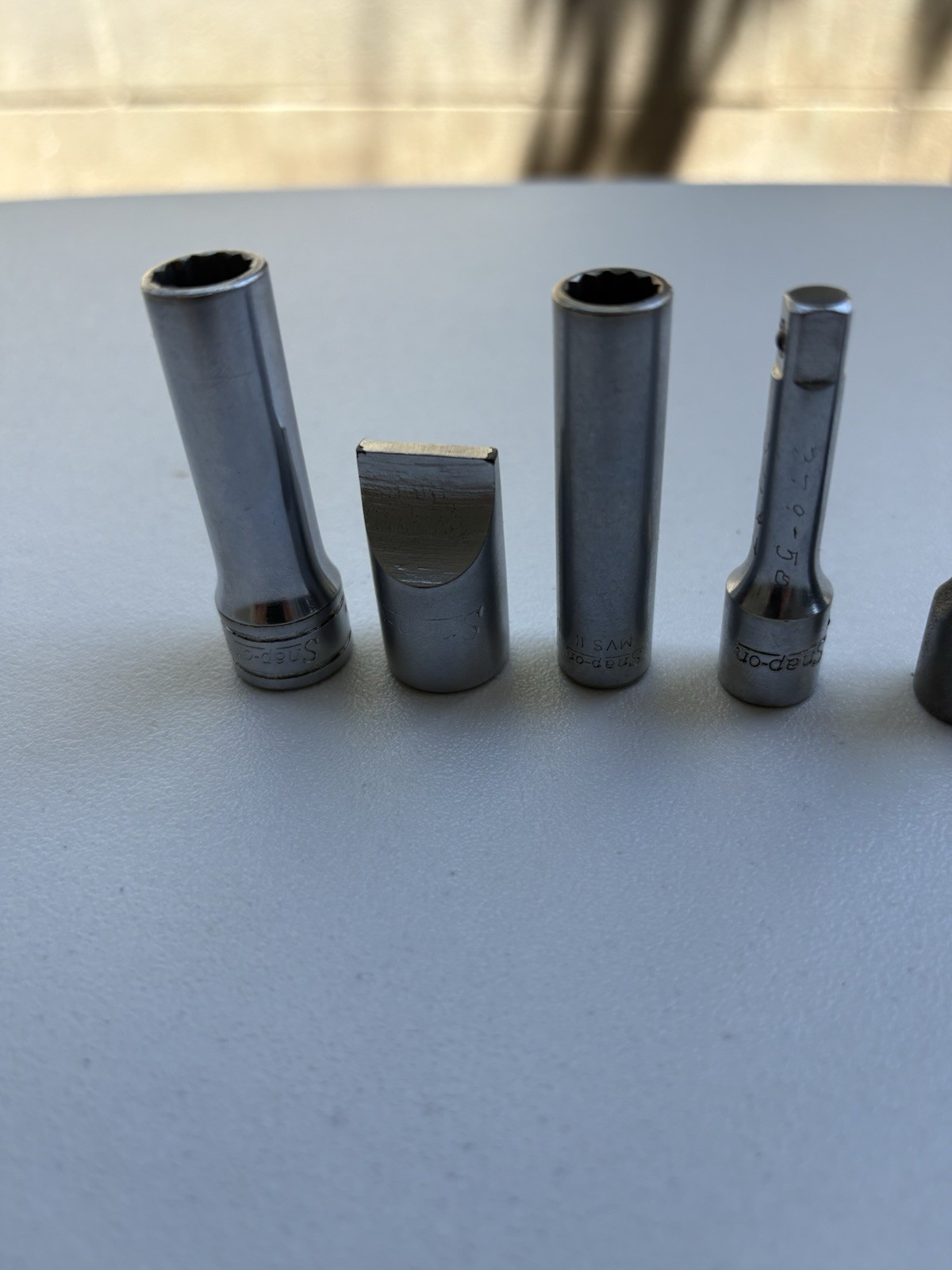 Snap-on 8 Piece 1/4” & 3/8” Drive -Sockets, Extensions & Adapters- USA Made