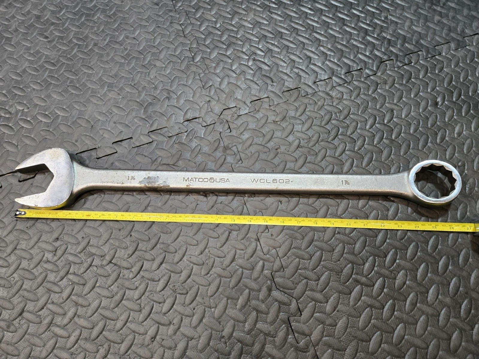 Matco Tools USA 1-7/8″ SAE Jumbo Large Combination Wrench 12pt WCL 602 26” Long