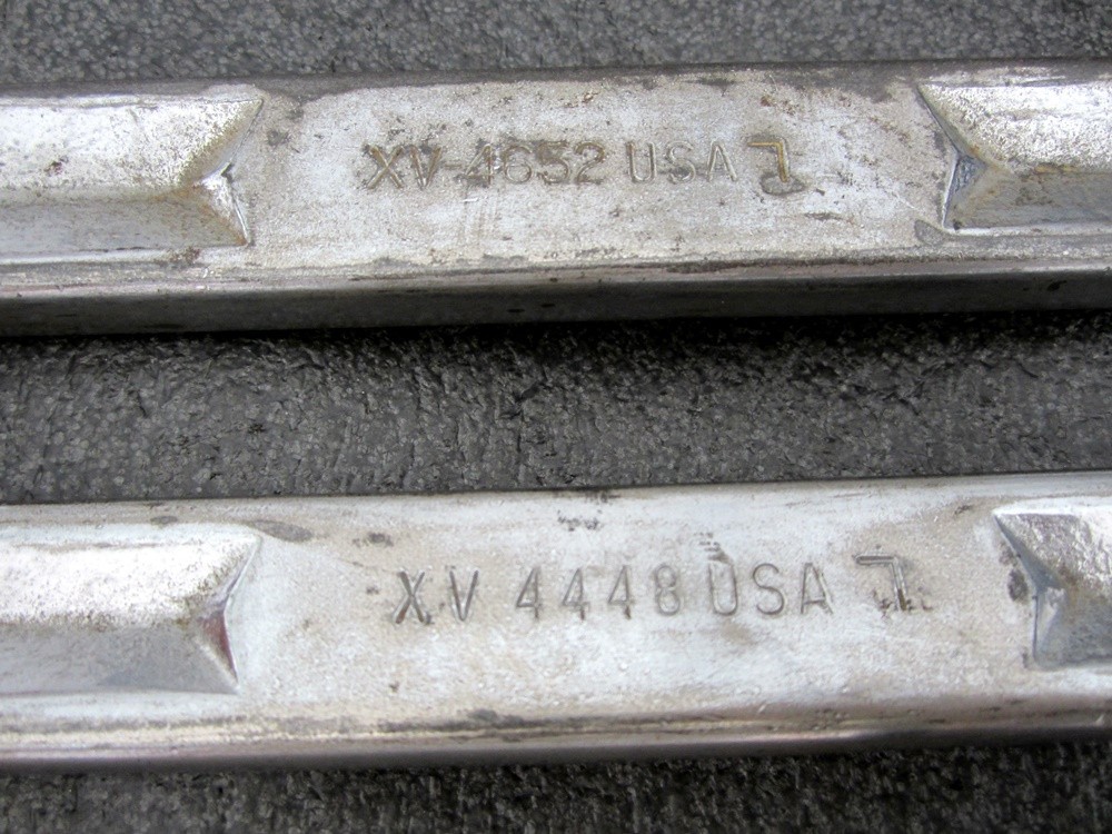 Vintage Snap-on 1-3/8″ x 1-1/2″ & 1-7/16″ x 1-5/8″ Box End Wrench XV4448 XV4652