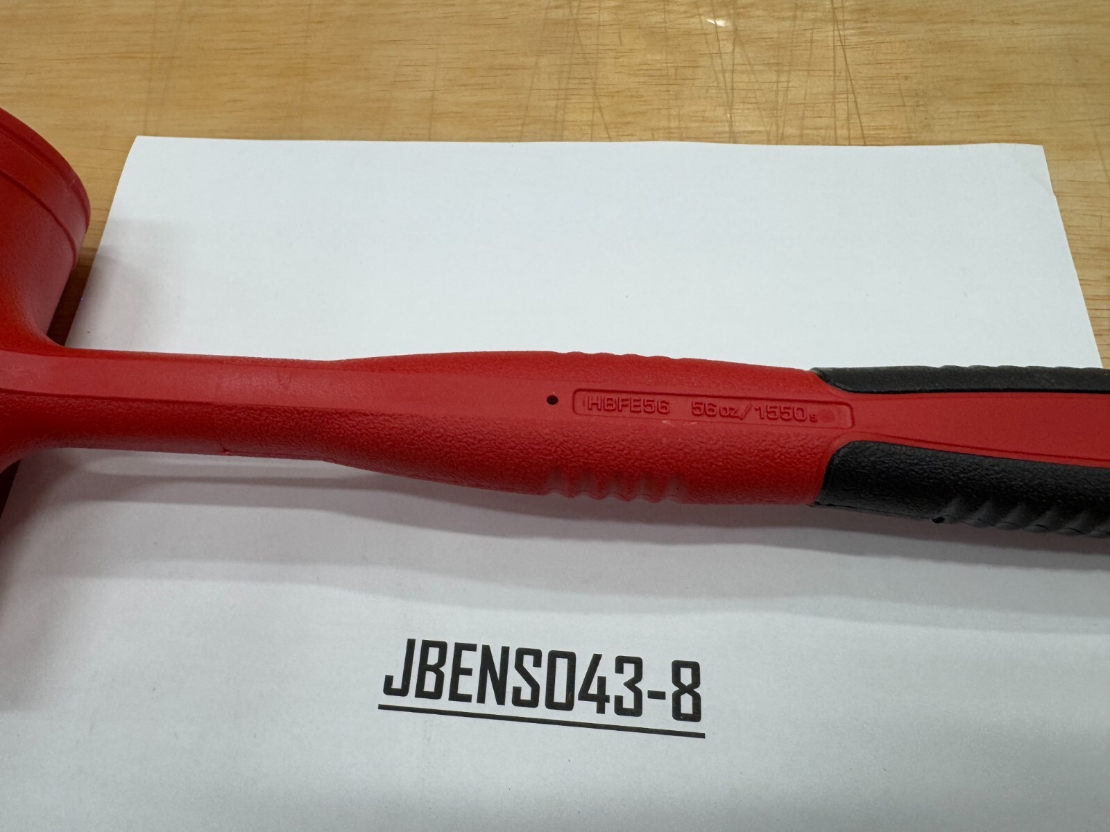 Snap-on Tools USA NEW RED 56oz / 1550g Soft Face Dead Blow Hammer HBFE56