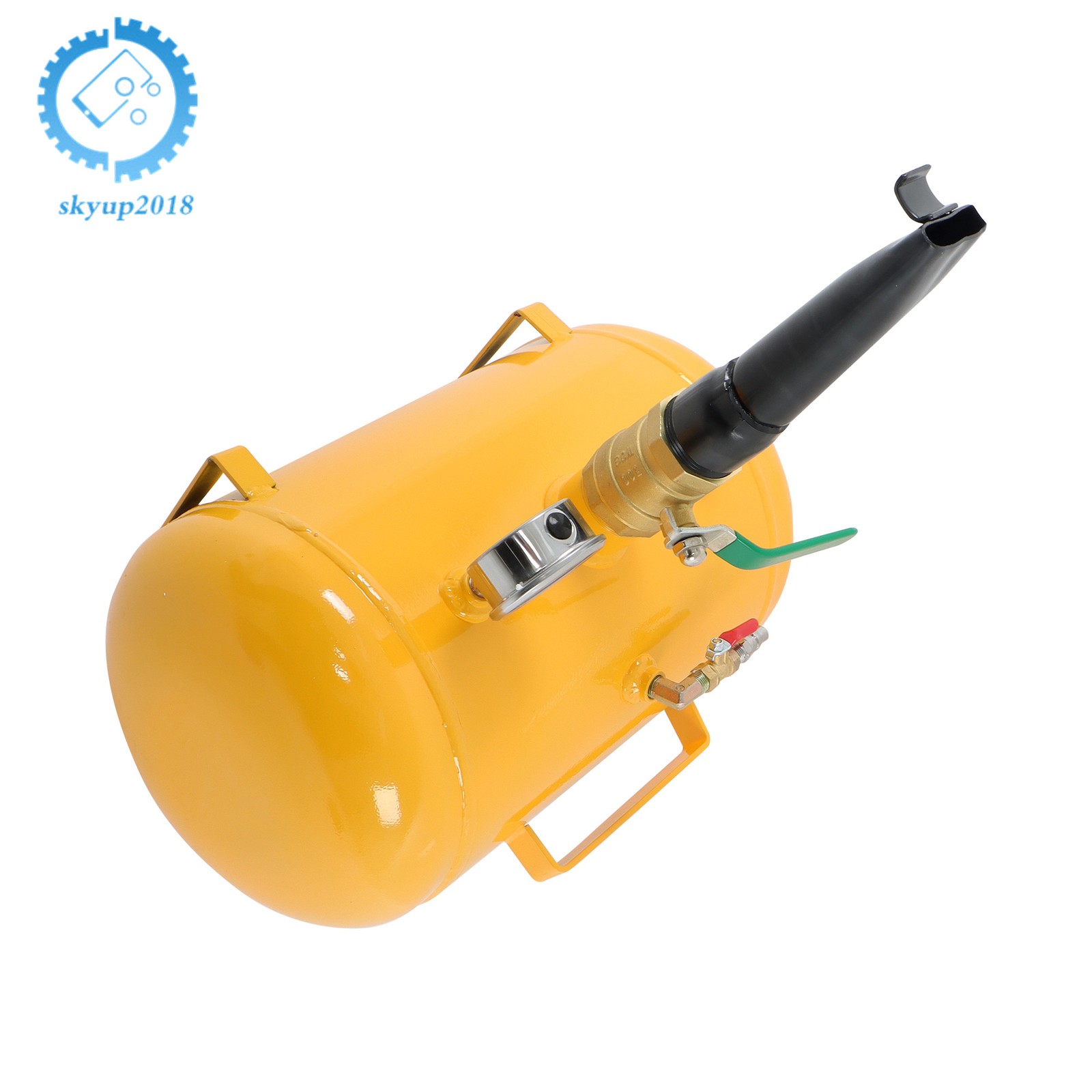145 PSI Yellow 5 Gallon Heavy Duty Air Tire Bead Seater Blaster Seating Tool