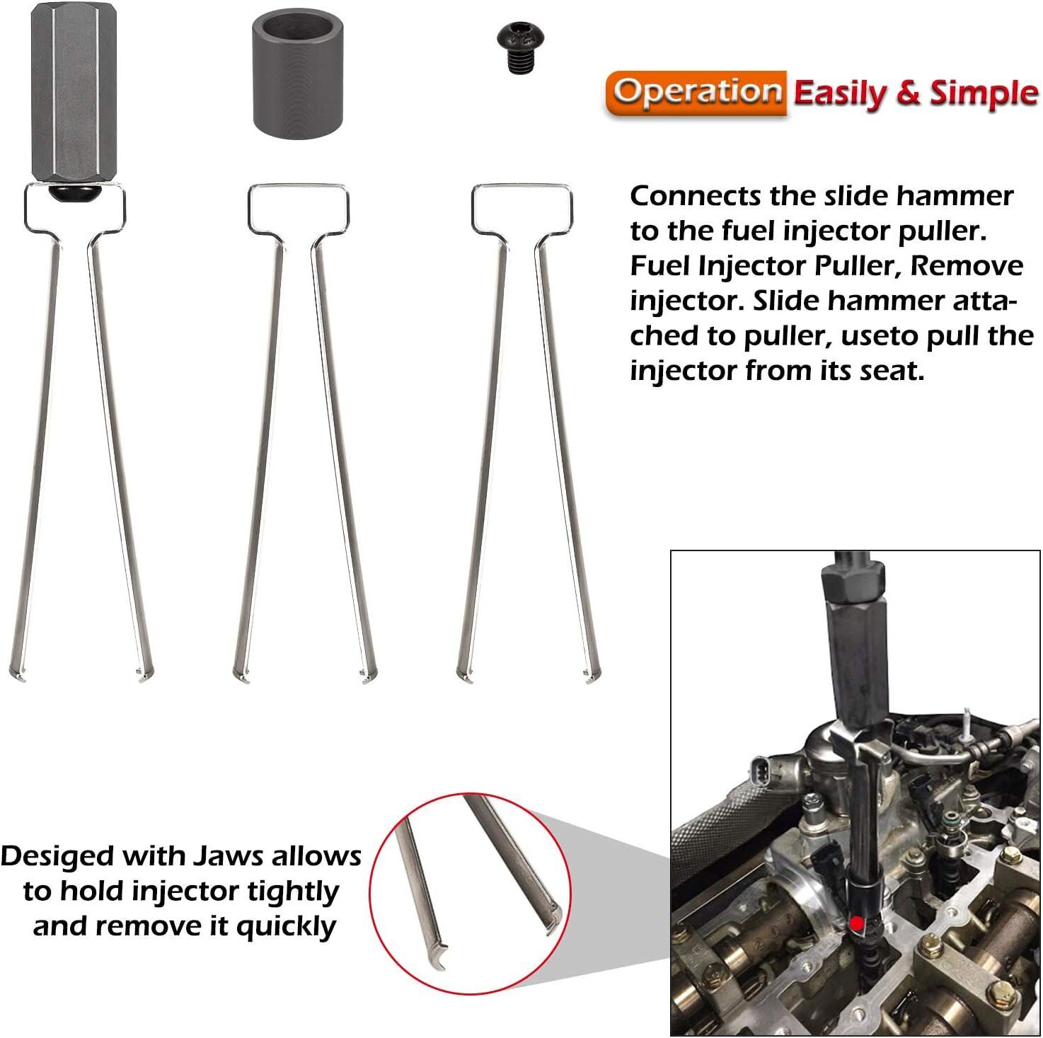 Fuel Injector Remover Tool for Ford & Volvo 1.0L 1.5L 1.6L 1.8L 2.0L 2.3L 2.7L