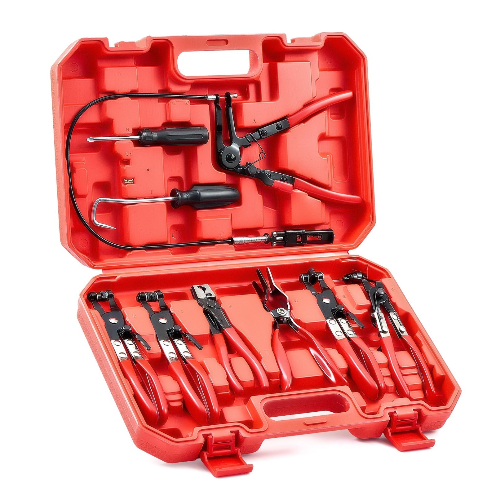 Long Reach Hose Clamp Pliers Remover for Automotive Coolant & Radiator Hoses