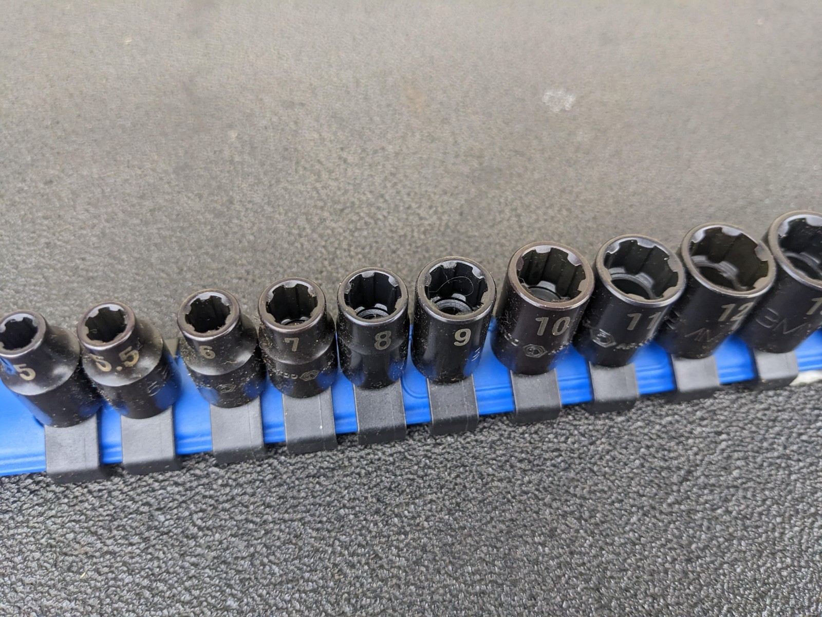 #bp108 Matco Tools NEW SAPMA12R 1/4″ Drive Pro Non Slip Impact Socket Set Metric