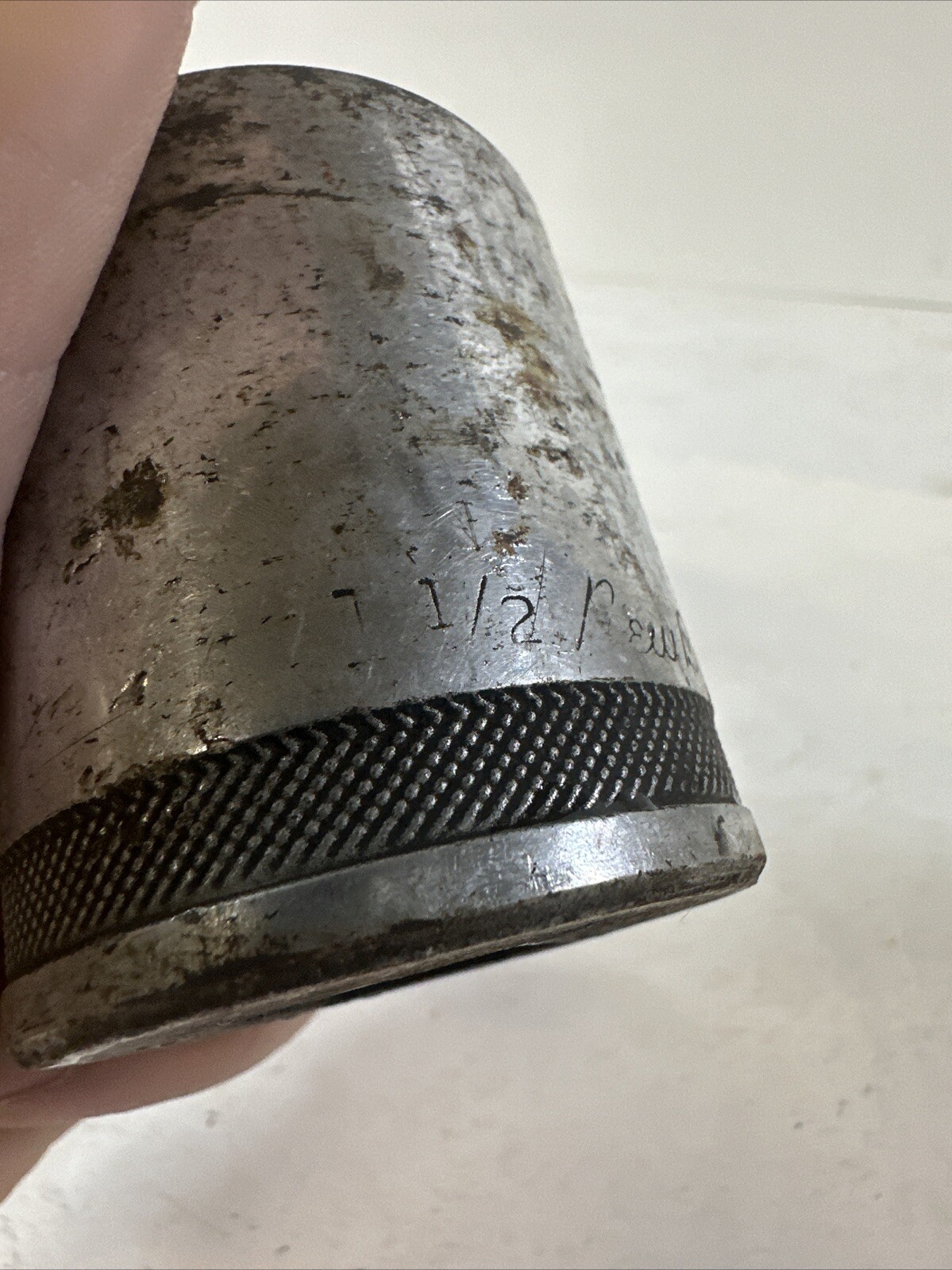 Vintage New Britain 1-1/2″ AF 3/4″ Dr Socket Heavy Duty 12pt Hub Nut Sct