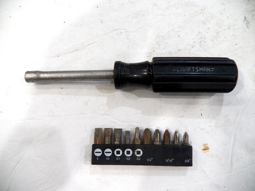 Craftsman 1/4″ Magnetic Screw Nut Driver Spinner Handle #43373 – Made in USA