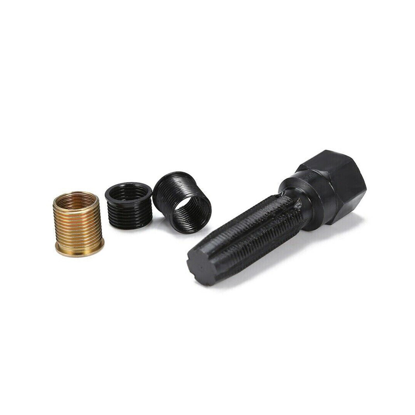 M14 x 1.25 mm Thread Reamer Inserts Kit Spark Plug Rethread Repair Tap Tool
