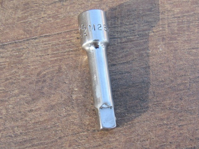 MAC TOOLS M2E 1/4″ DRIVE 2″ EXTENSION M2 E 2 INCH CHROME EXT NICE USED