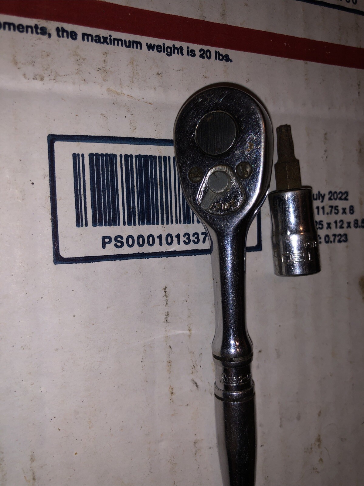 Snap-On Tools TM 70 B 1/4″ Drive Standard Ratchet TM-70B & TTX20B T20