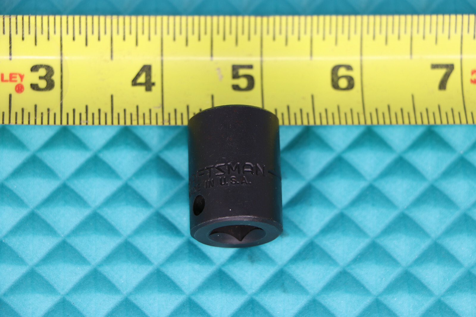 Vintage Craftsman 5/8» Shallow 6 Point 3/8» Dr Impact Socket EE 18706 USA
