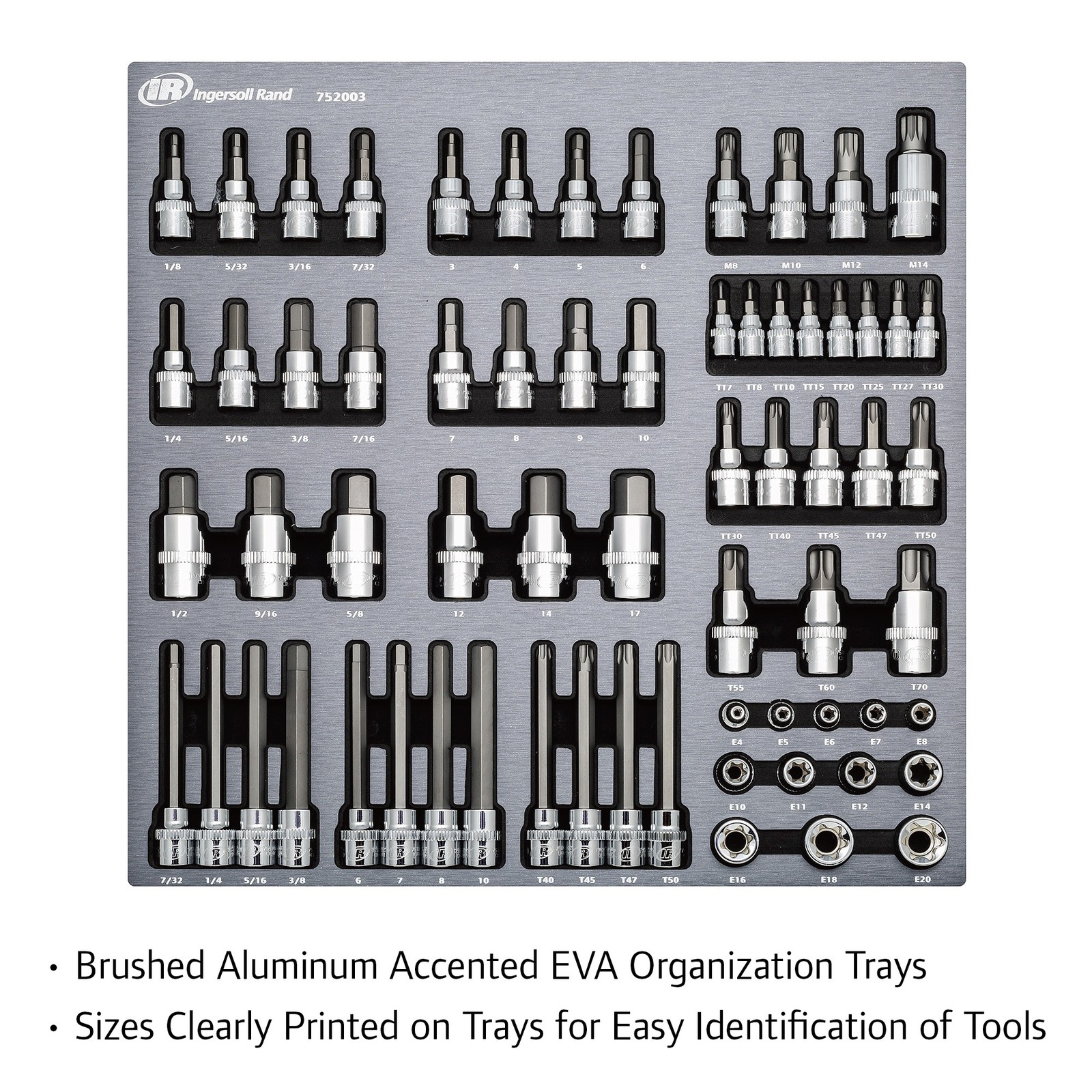 Ingersoll Rand 66 Piece Master Torx and Specialty Bit Socket Set – 752003