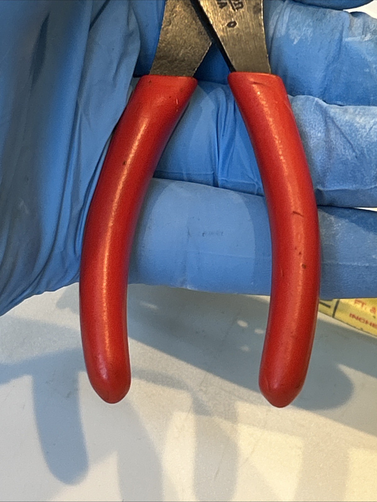 ⭐️Snap-On 44CP Miniature Black Slip Joint Pliers 8”⭐️Red Comfort Grip Handles⭐️