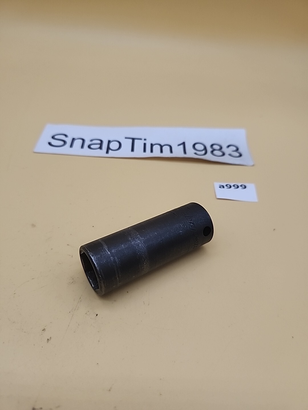 Snap-on Tools 3/8″ Drive 6 Point 11/16″ Deep Impact Socket SIMF220 USA