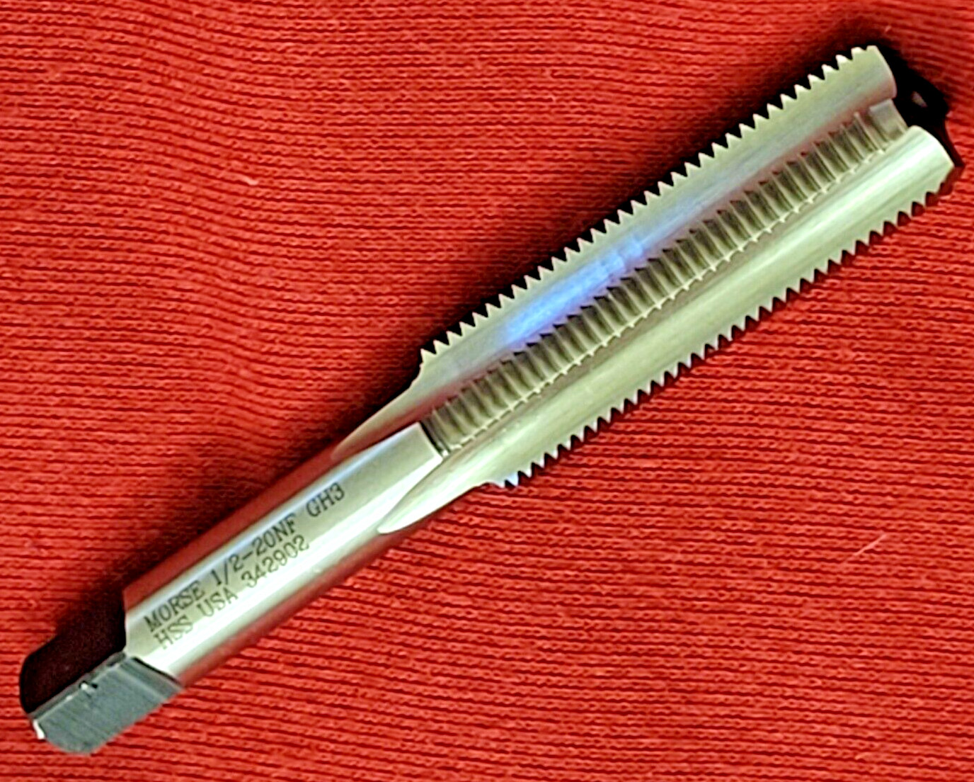 1/2-20 UNF GH3 Bottom Tap Morse MT3732643 HSS 4FL USA Hand Tap