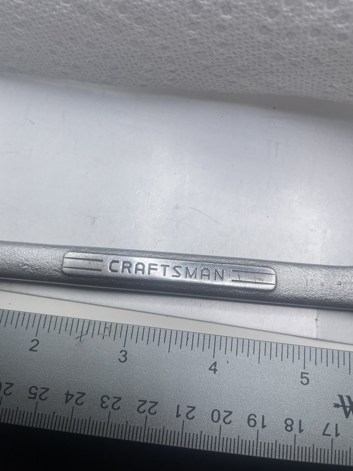 Vintage Craftsman 13mm x 15mm Open End Wrench Metric 44507 -VV- USA