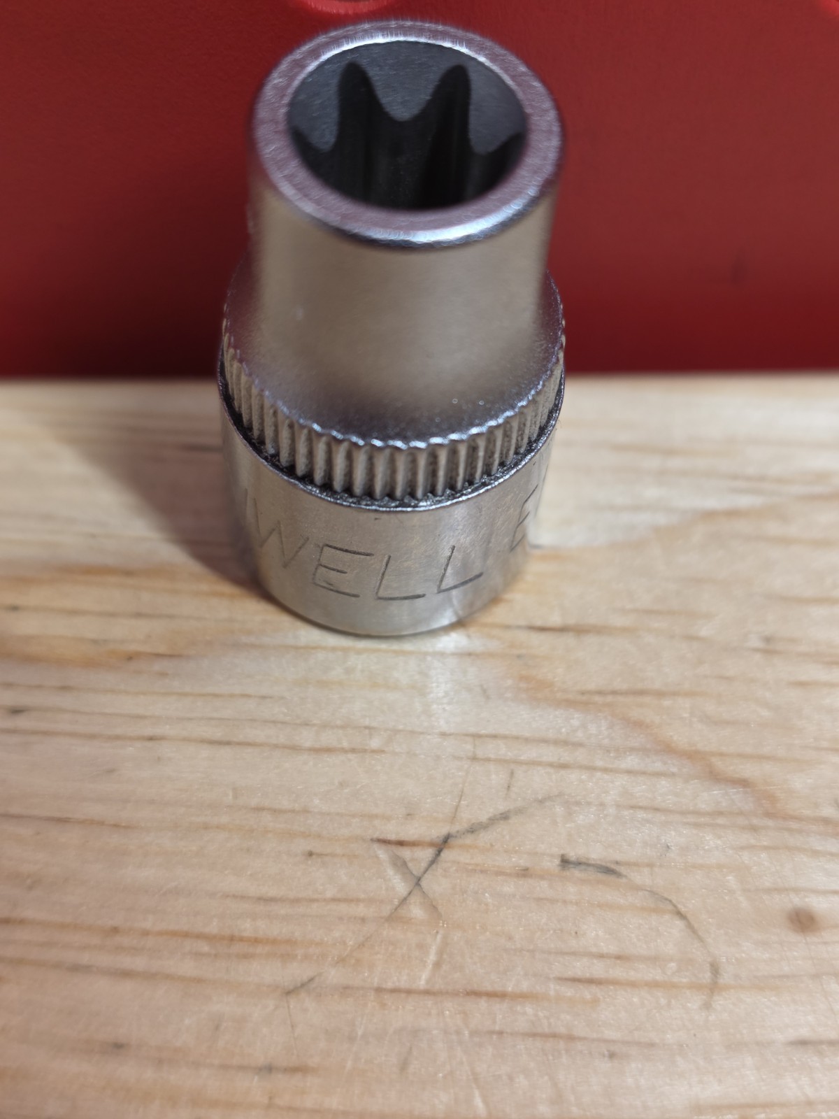Cornwell CBSE102 E10 Inverted External E Torx Star Socket 3/8″ Drive NICE