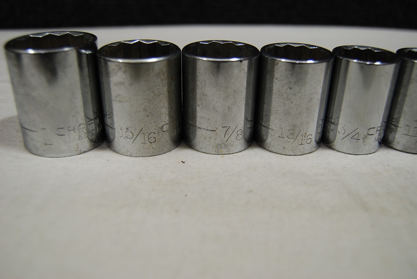 Craftsman 1/2″ Drive 12 Point SAE 10pc set of Sockets