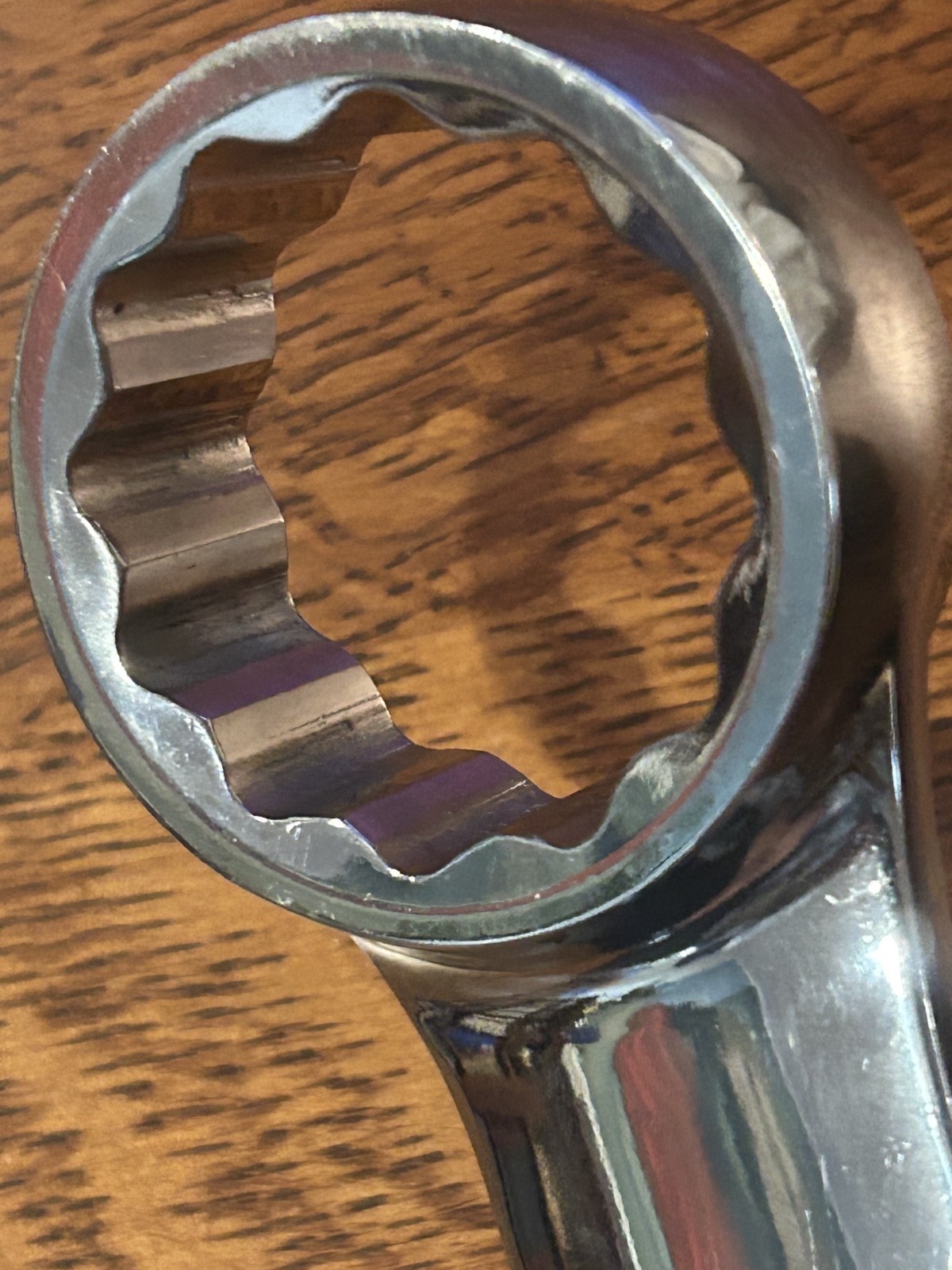 Snap On OEX52B 1-5/8” Open End 12 Point Combination Chrome Wrench Brand New