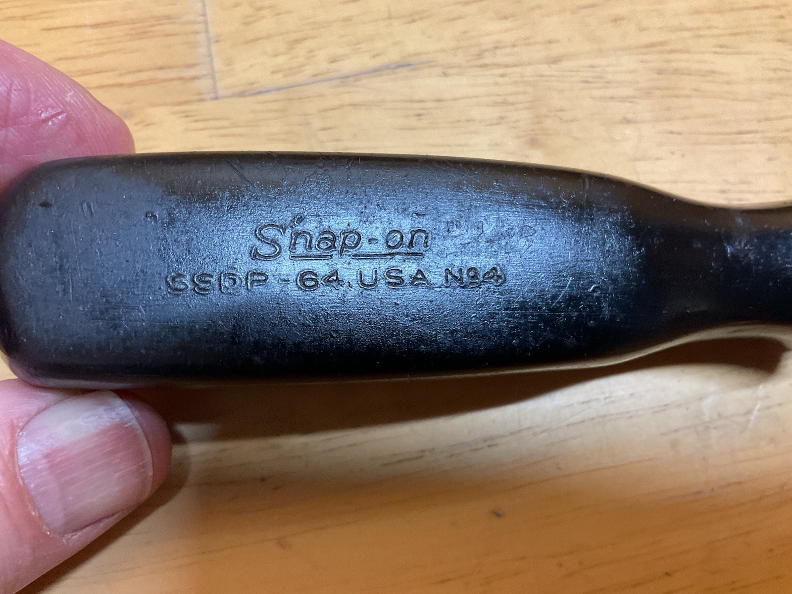 Snap-on Tools SSDP64 No. 4 Phillips Screwdriver Black Handle USA Snap On SSDP 64