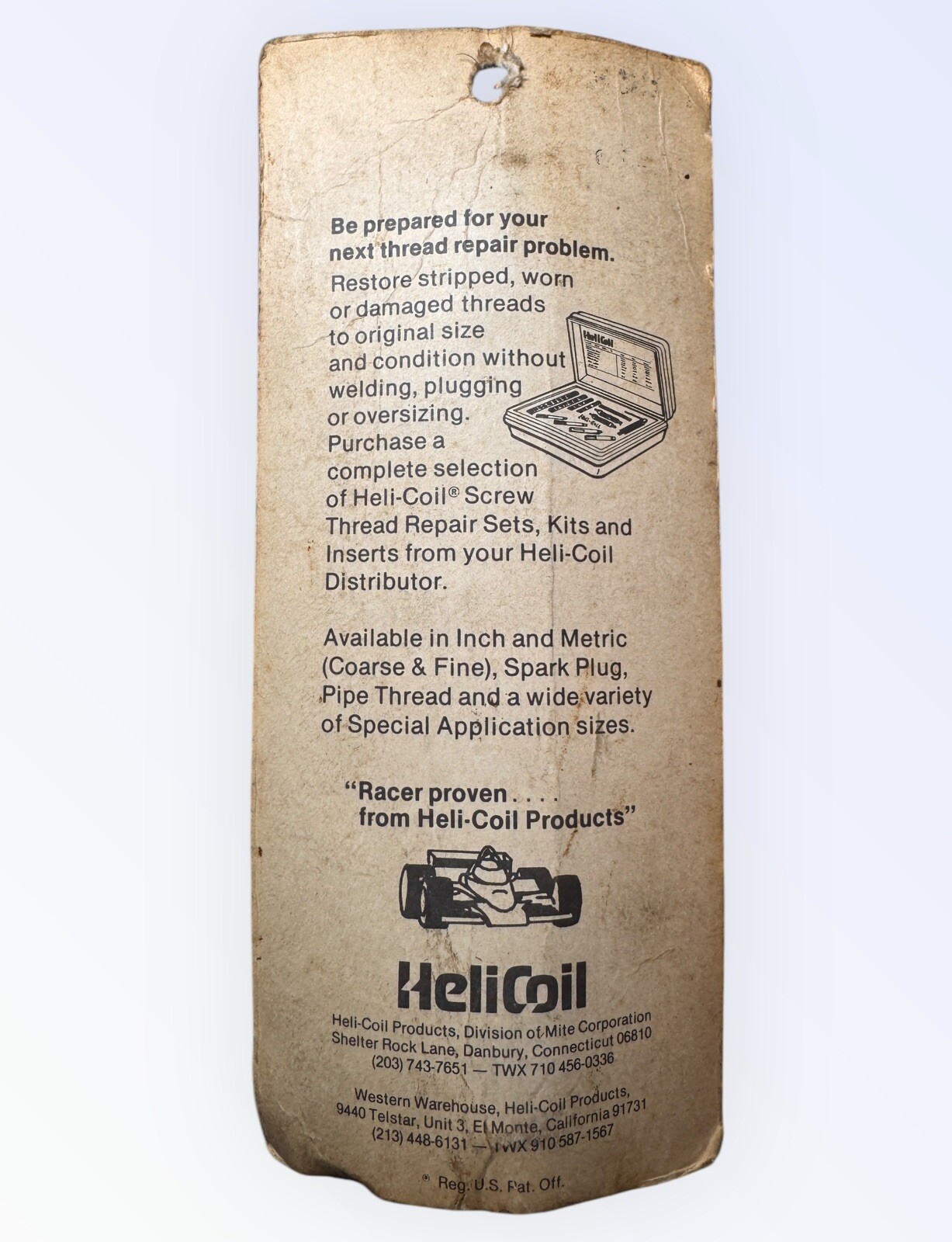 New Vintage HeliCoil R1185-6 3/806 Inch Thread Repair Inserts 12pk