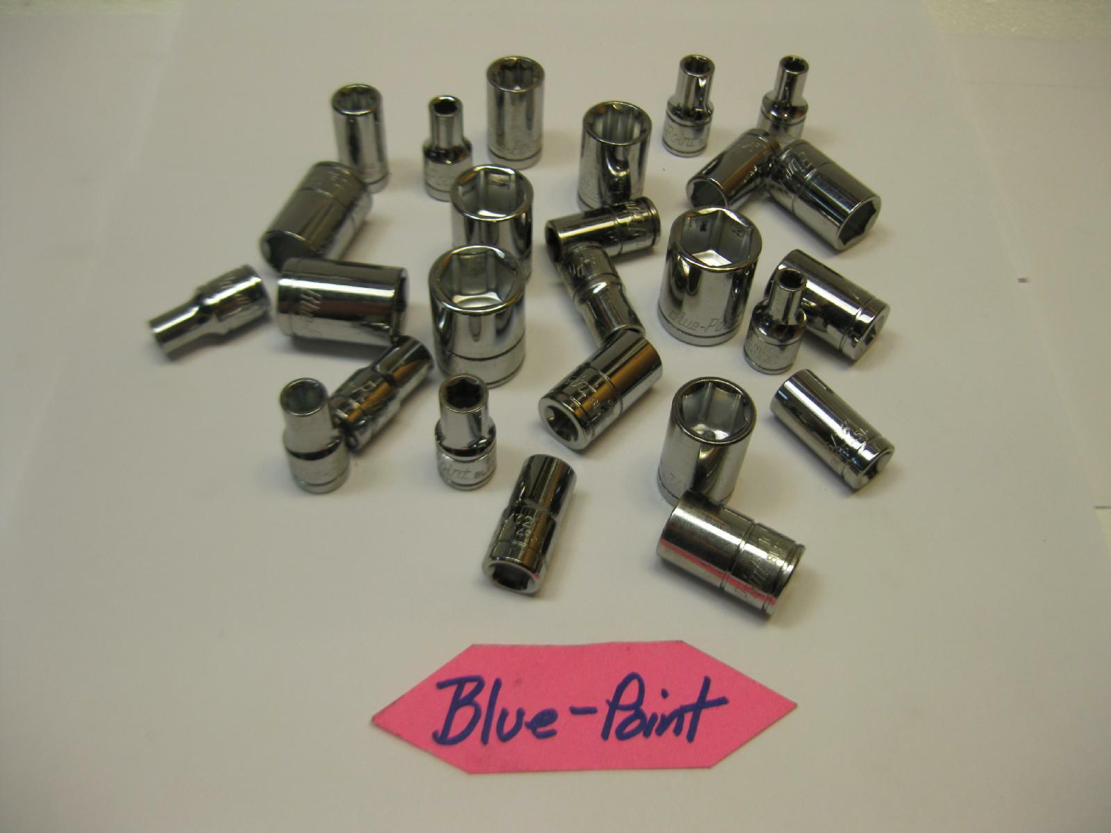 Blue Point tools 1/4 drive SAE and Metric Sockets. Sold Each. Nice!