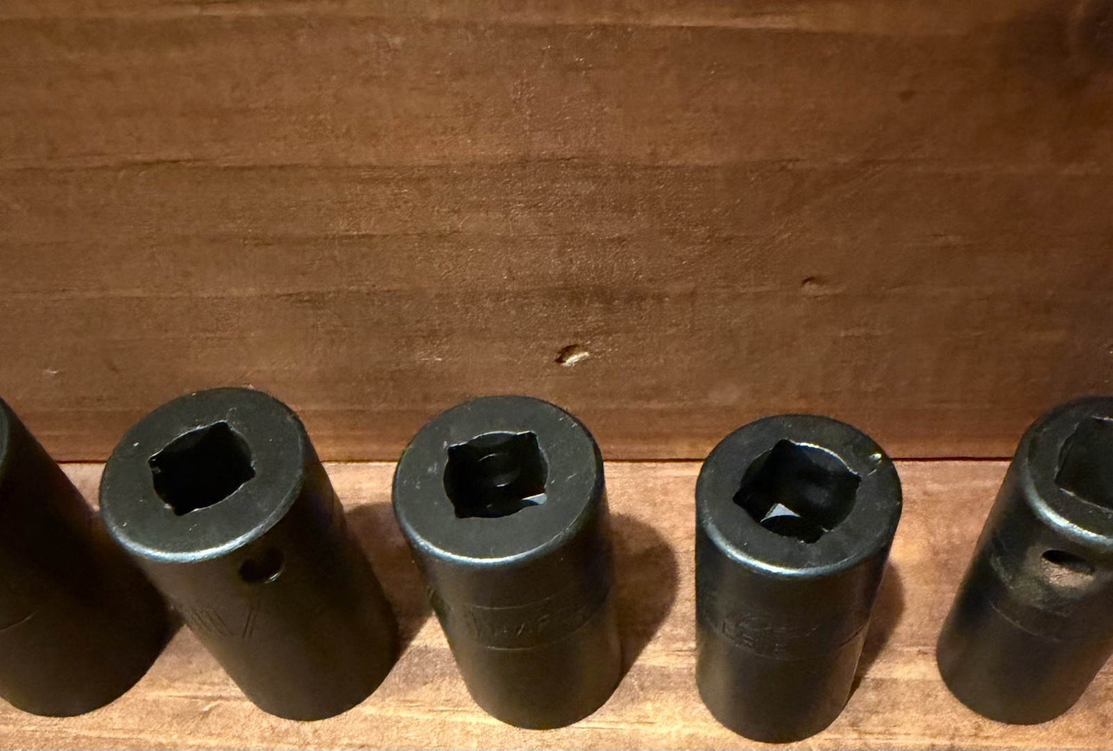 Snap on 3/8” Drive 10Pc 6pt SAE Semi Deep Impact Socket Set 5/16-7/8”, 210IMFSYA