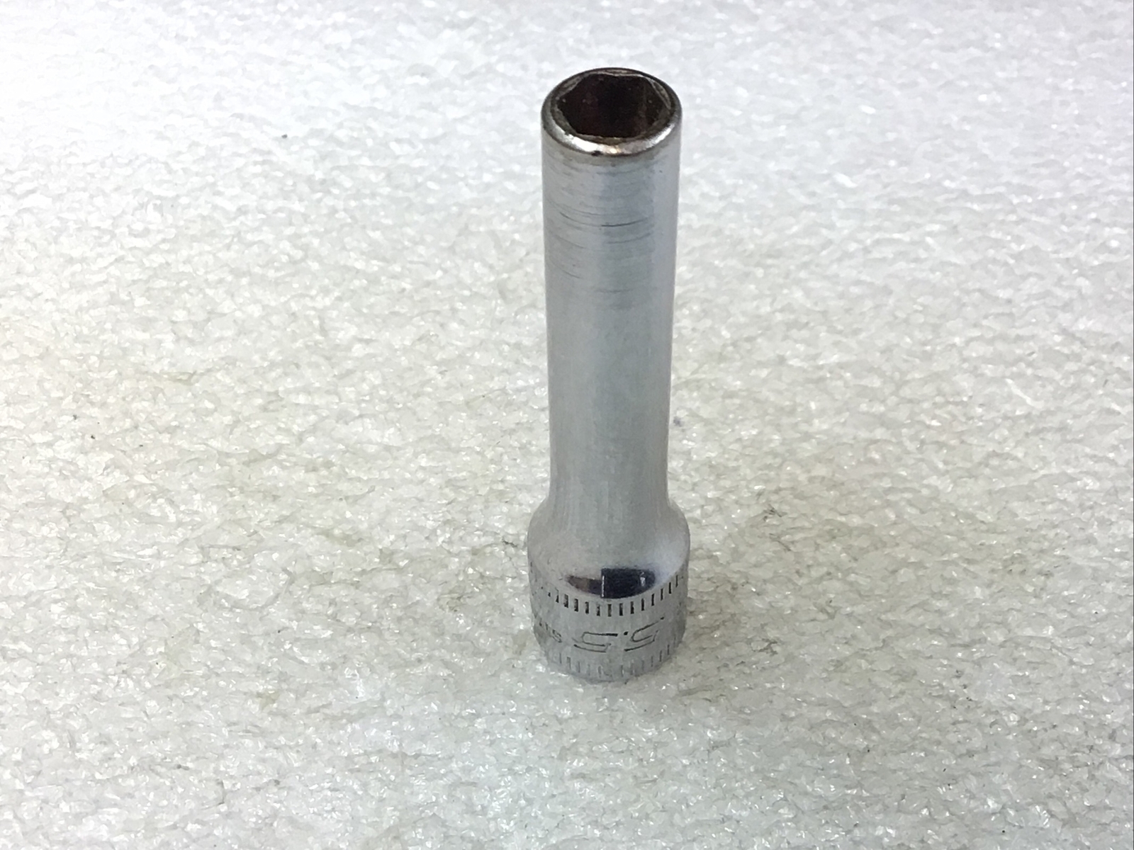 Snap On#STMM5.5 – 5.5mm, Metric, 1/4″Dr., 6-Point, Chrome, Deep, Socket-USA-NICE