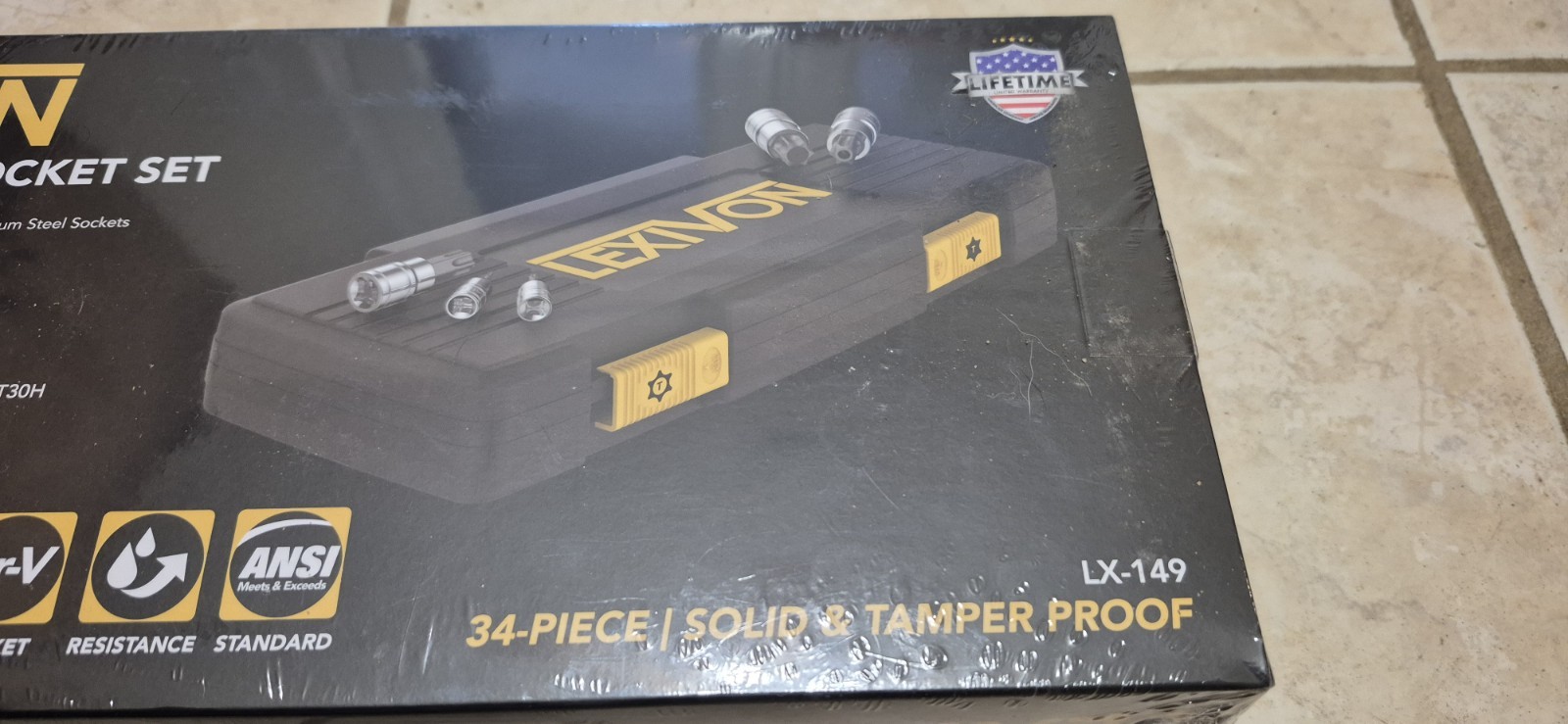 LEXIVON Complete 34pc Master TORX Bit Socket Set, Premium S2 Alloy Steel w/ Case