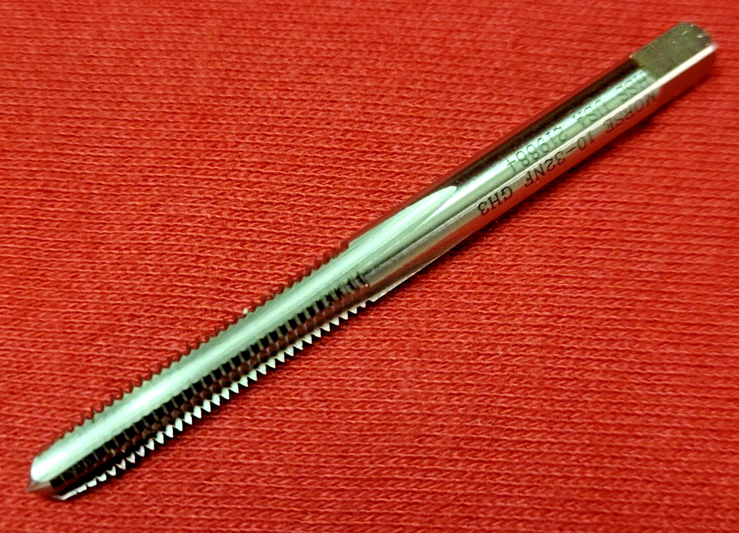10-32 NF Plug Hand Tap HSS 4 Flute Morse MT3733753 USA 10/32