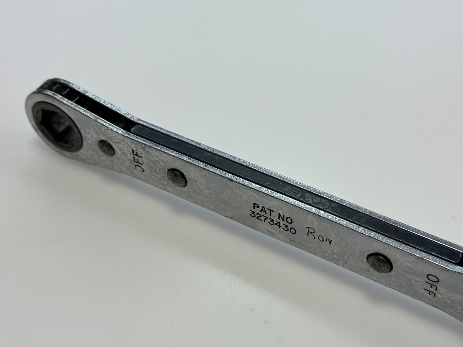 Snap-on USA RBM1415S 14mm X 15mm Ratcheting 6 Point Box End Wrench, 0° Offset