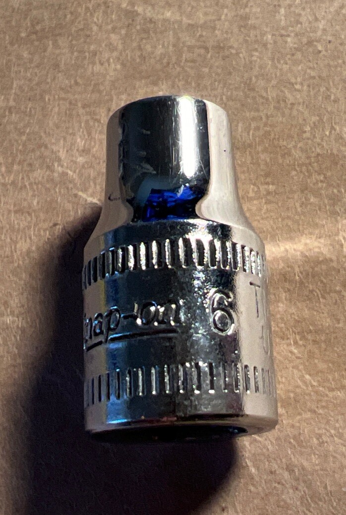 Snap On 1/4″ Drive 6mm Shallow 6pt Metric Socket TMM6