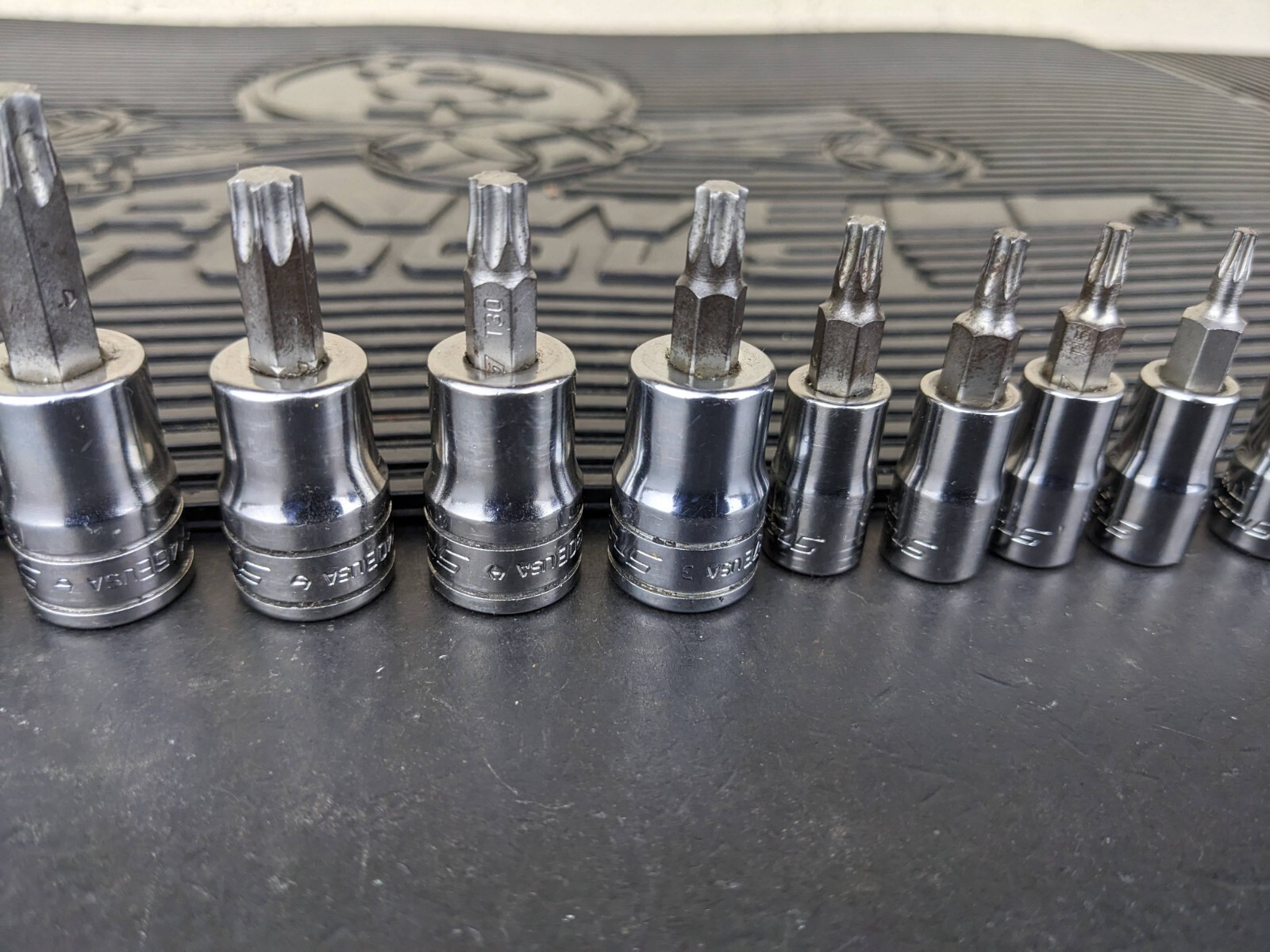 #be327 Snap-on Tools 12 Pc Combo Drive TORX Bit Socket Set 212EFTXY