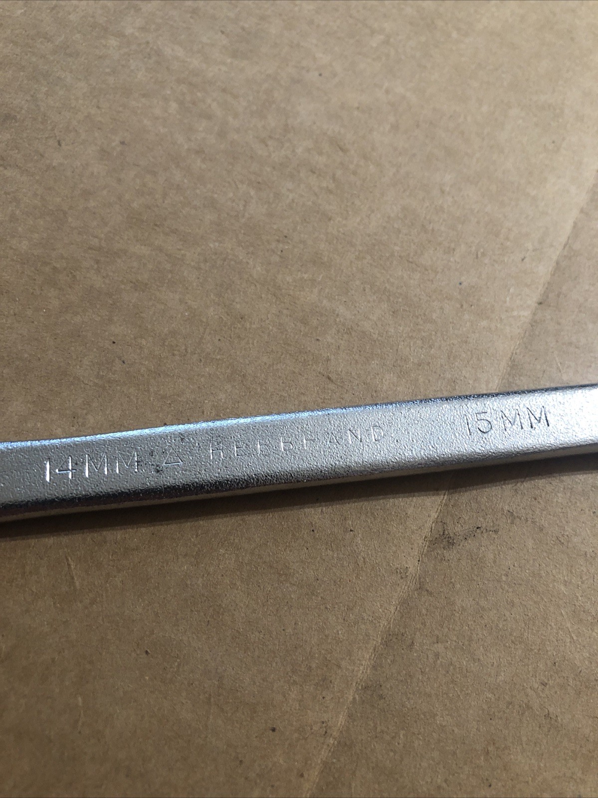 Vintage HERBRAND USA open end Wrench 14mm x 15mm !