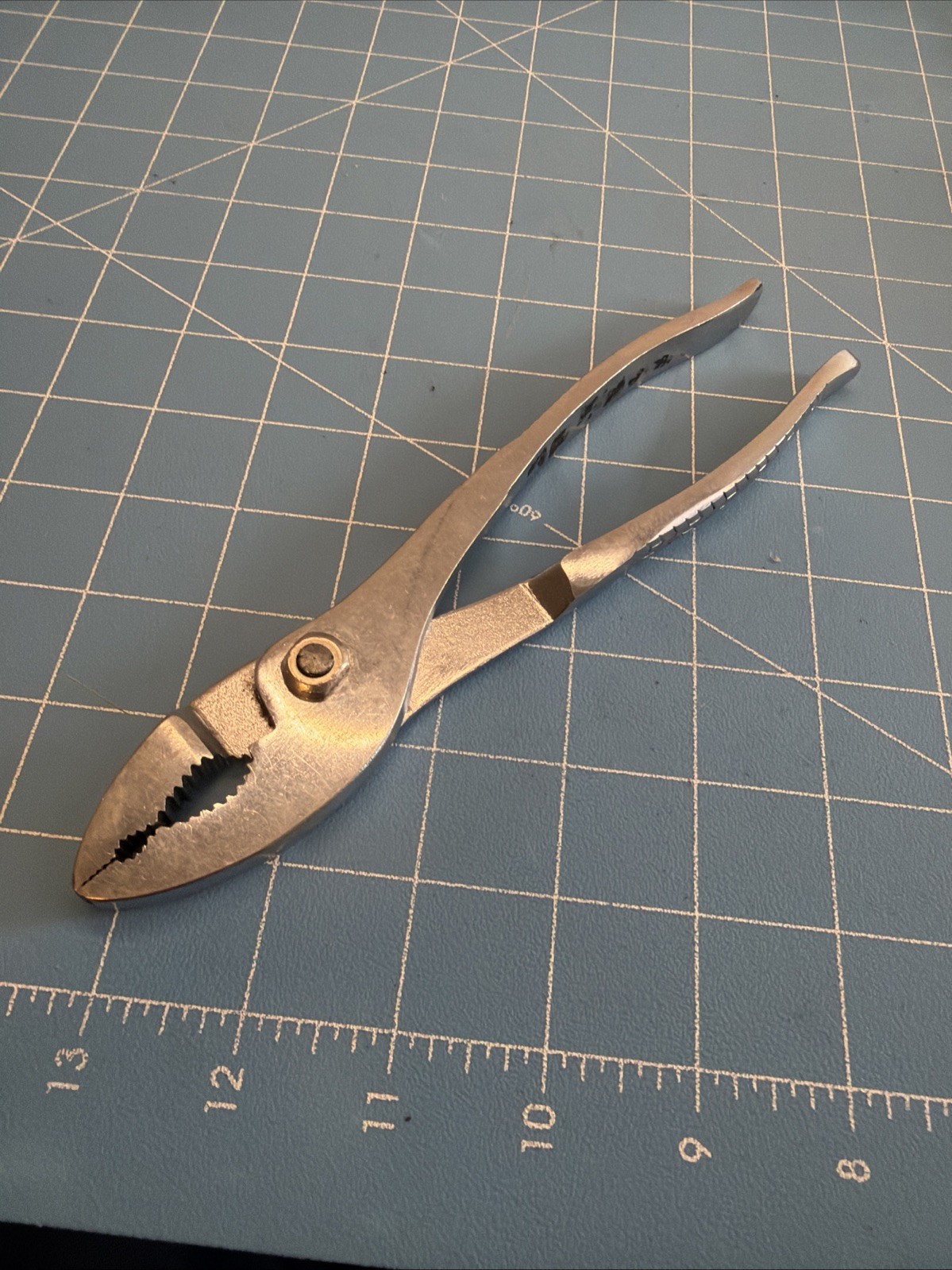 Dayton 8″ Slip Joint Pliers Tongue and Groove Ornate Handle 5×630 Vtg USA