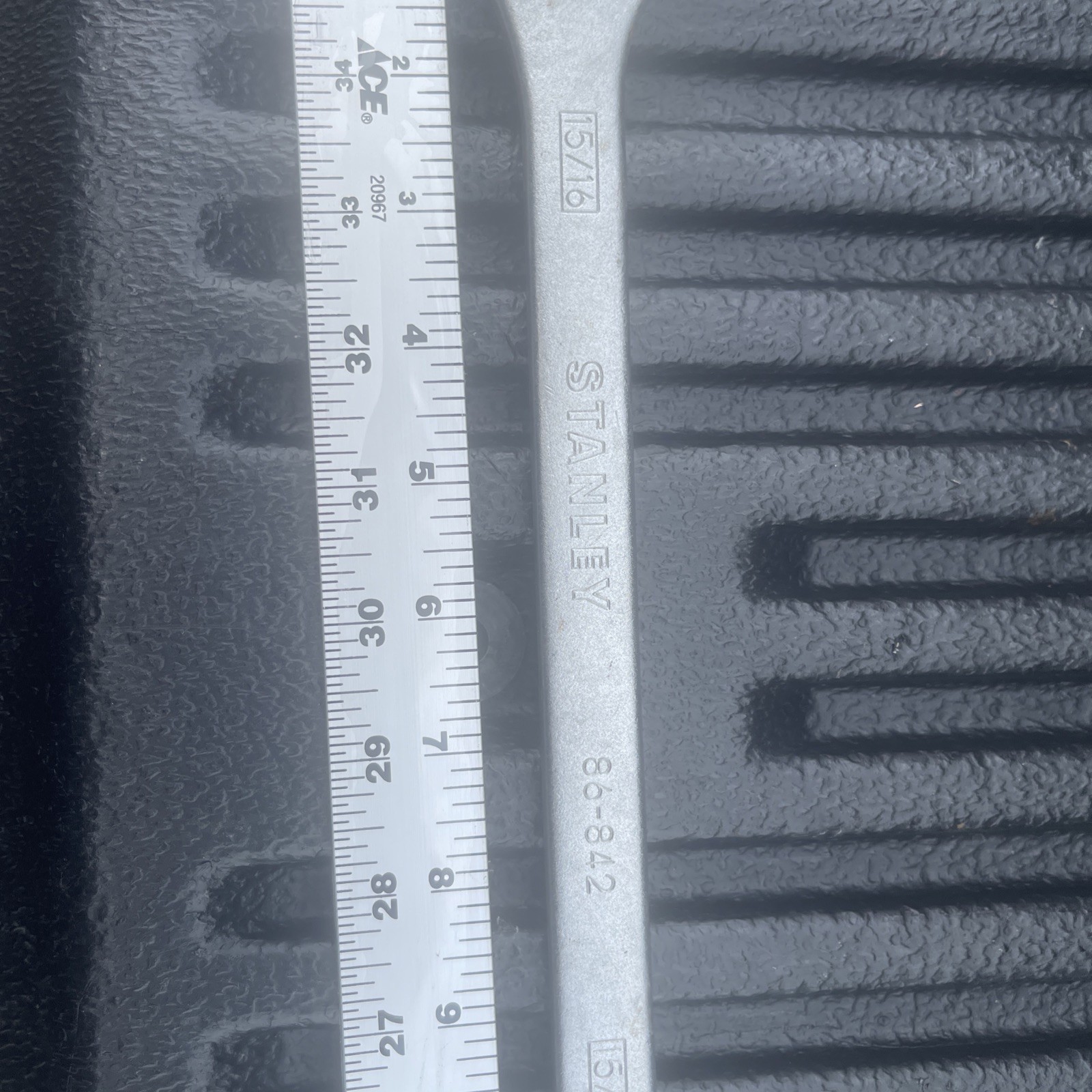 Stanley USA 15/16″ Combination Wrench 12 Point 86-842 USA READ!