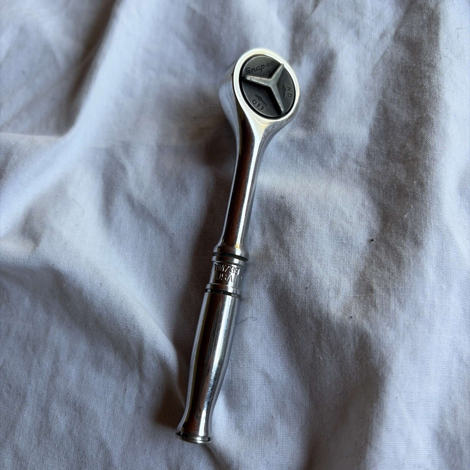 Snap On TM739 Small Round Head Ratchet 1/4″ Drive USA