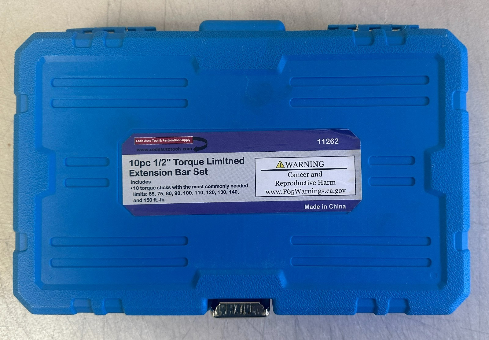 Sale! 10pc 1/2″ Drive Torque Extension Bar Set Limiting Extension Torque Sticks
