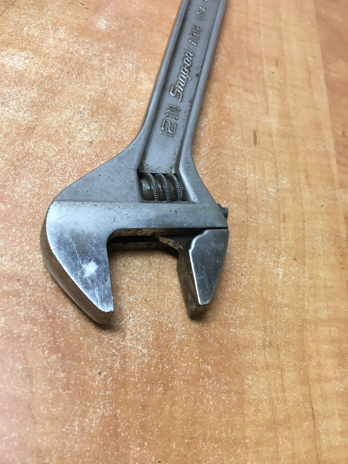Snap On 12″ Adjustable Wrench AD12 Made in USA